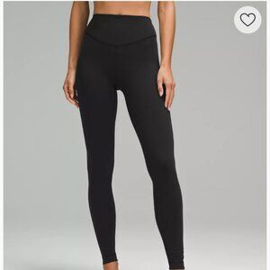 Lululemon Athletica Wunder Under SmoothCover™ HR Tight 25" BLK 6, worn twice